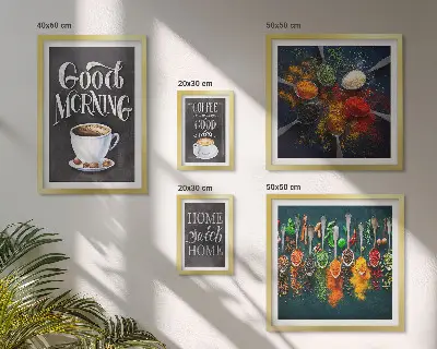 Gallery wall Koffie-ideeën voor koffieliefhebbers