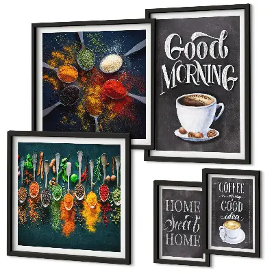 Gallery wall Koffie-ideeën voor koffieliefhebbers