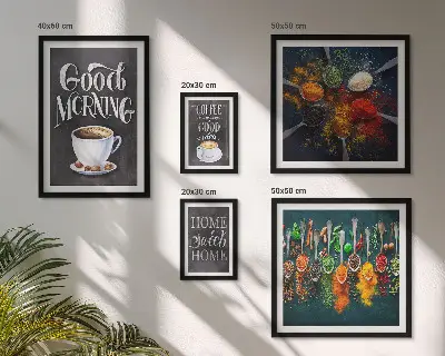 Gallery wall Koffie-ideeën voor koffieliefhebbers