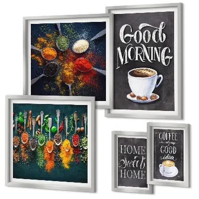 Gallery wall Koffie-ideeën voor koffieliefhebbers