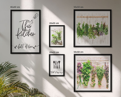 Gallery wall Rustieke kruideninspiratie