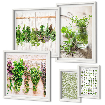 Gallery wall Decoratie-inspiratie met kruiden