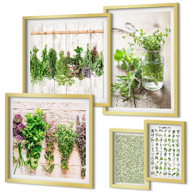 Gallery wall Decoratie-inspiratie met kruiden