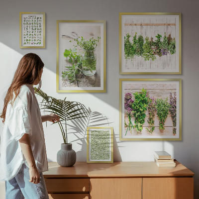 Gallery wall Decoratie-inspiratie met kruiden