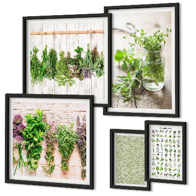 Gallery wall Decoratie-inspiratie met kruiden
