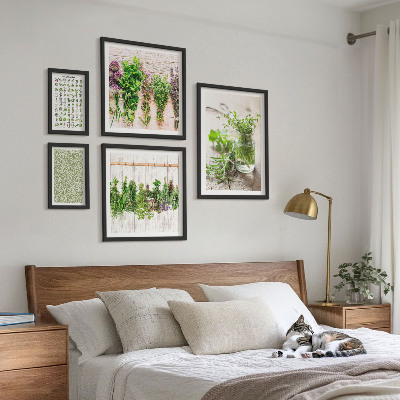 Gallery wall Decoratie-inspiratie met kruiden