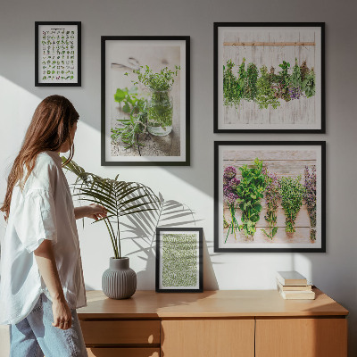 Gallery wall Decoratie-inspiratie met kruiden