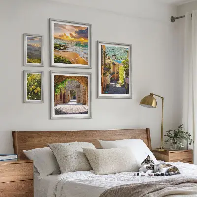 Gallery wall Charmante straten en landschappen
