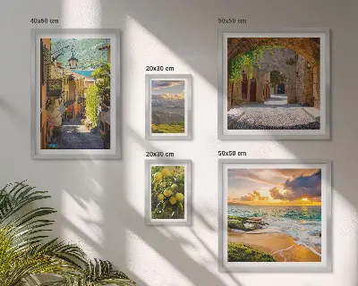 Gallery wall Charmante straten en landschappen