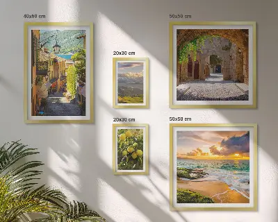 Gallery wall Charmante straten en landschappen