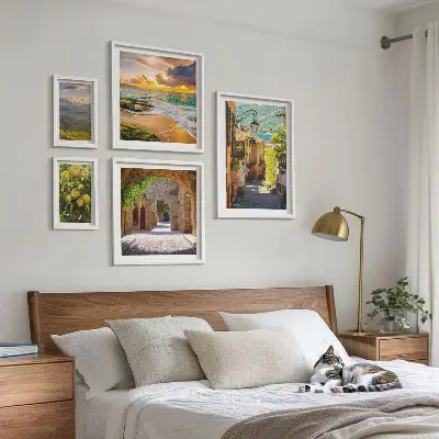 Gallery wall Charmante straten en landschappen