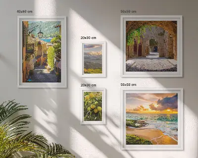Gallery wall Charmante straten en landschappen