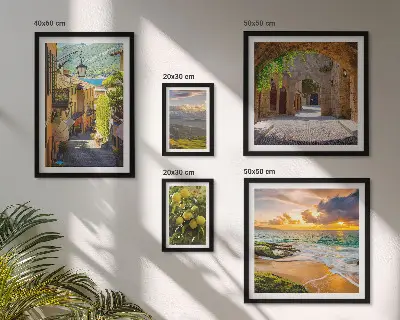 Gallery wall Charmante straten en landschappen