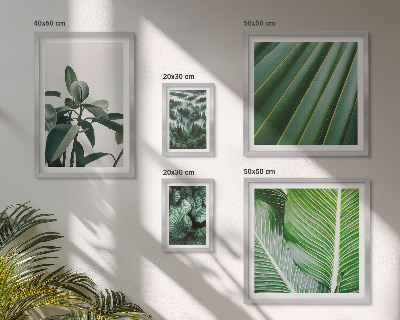 Wanddecoratie compositie Inspiratiebronnen uit tropische planten
