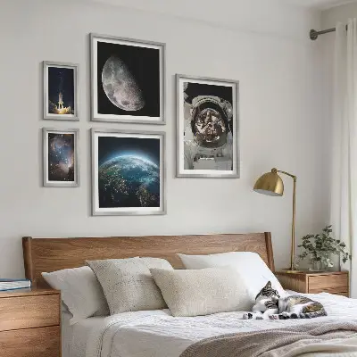 Ruimteontdekkingen van astronauten galerijmuur