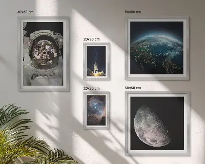 Ruimteontdekkingen van astronauten galerijmuur
