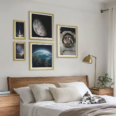 Ruimteontdekkingen van astronauten galerijmuur