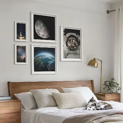 Ruimteontdekkingen van astronauten galerijmuur