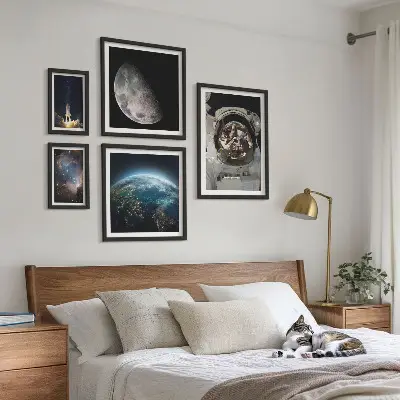 Ruimteontdekkingen van astronauten galerijmuur