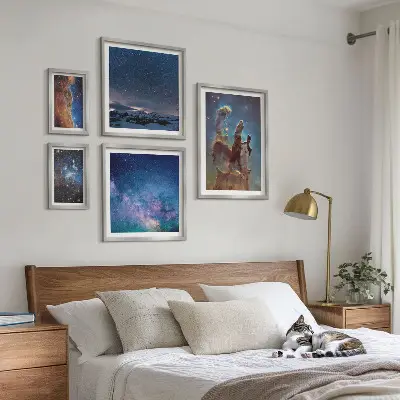 Gallery wall Kosmische landschappen van sterrenstelsels
