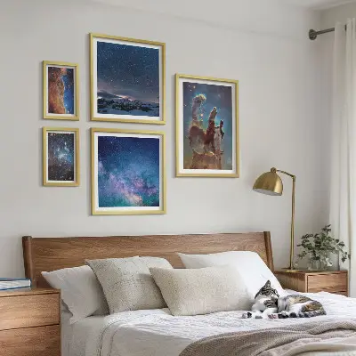 Gallery wall Kosmische landschappen van sterrenstelsels