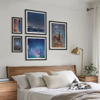 Gallery wall Kosmische landschappen van sterrenstelsels