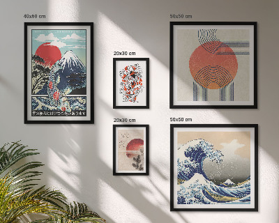 Gallery wall Japanse kunstmotieven: golven