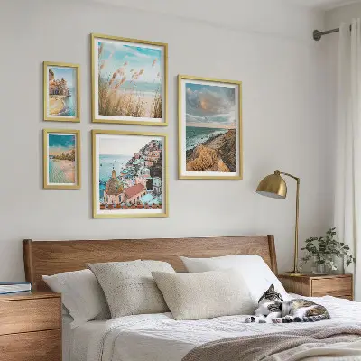 Wanddecoratie compositie Strandlandschappen van de wereld