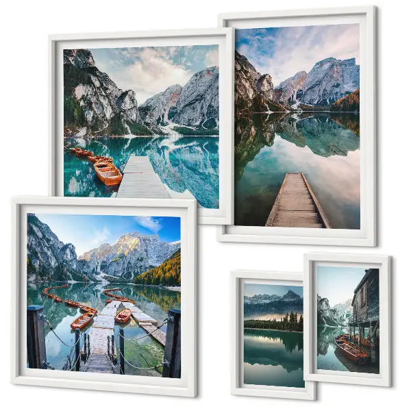 Gallery wall Bergmeren en natuur