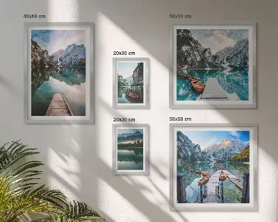 Gallery wall Bergmeren en natuur