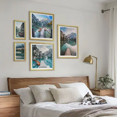 Gallery wall Bergmeren en natuur