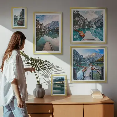 Gallery wall Bergmeren en natuur