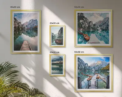 Gallery wall Bergmeren en natuur