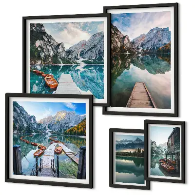 Gallery wall Bergmeren en natuur