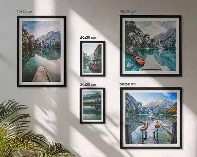 Gallery wall Bergmeren en natuur
