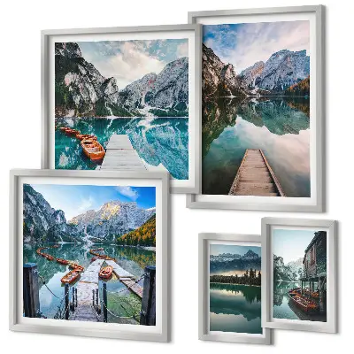 Gallery wall Bergmeren en natuur