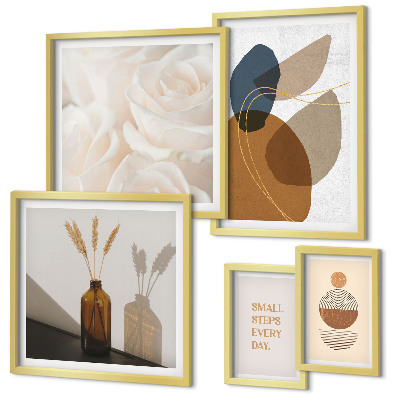 Gallery wall Boho plantendecoraties