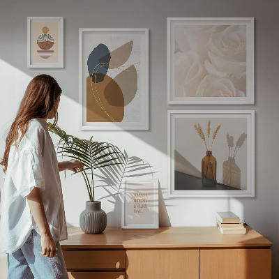 Gallery wall Boho plantendecoraties