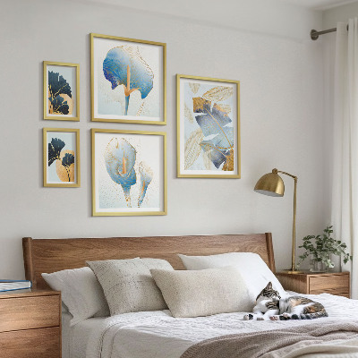 Moderne schilderijen set Moderne plantmotieven