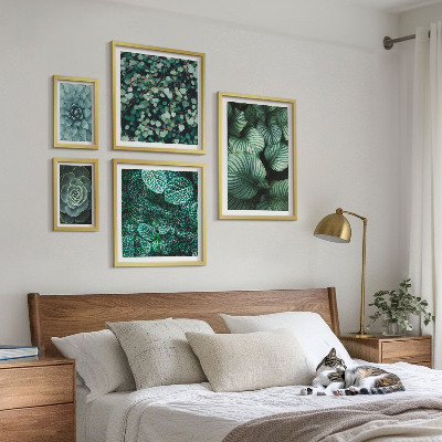 Gallery wall Plantenbladeren, vetplanten, natuur