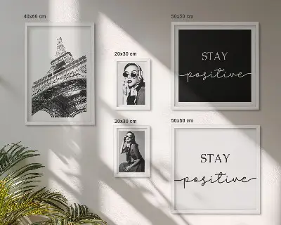 Moderne schilderijen set Stijlvolle grafische mode Parijs