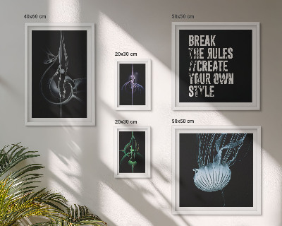 Wanddecoratie compositie Abstracte creatieve motieven
