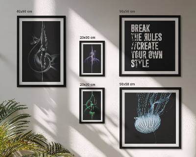 Wanddecoratie compositie Abstracte creatieve motieven