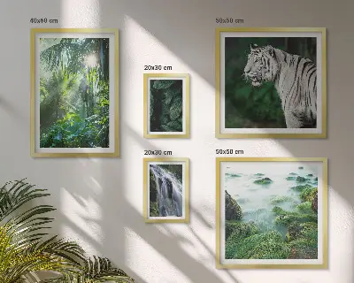 Gallery wall Tropische natuurdieren