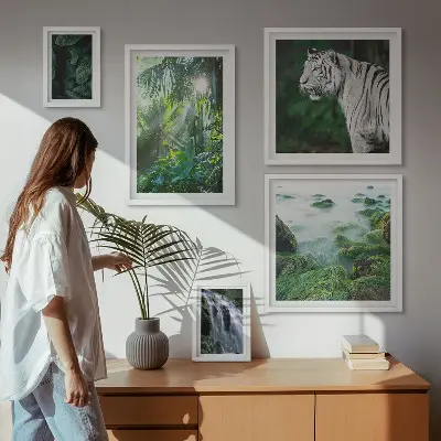 Gallery wall Tropische natuurdieren