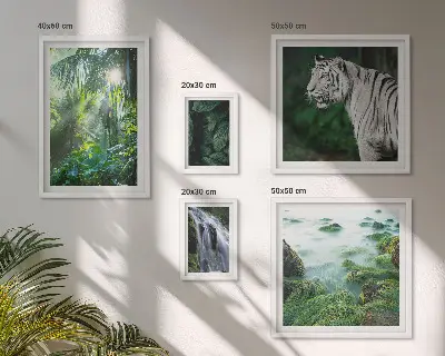 Gallery wall Tropische natuurdieren