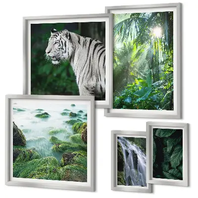 Gallery wall Tropische natuurdieren
