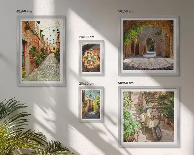 Gallery wall Charmante straatjes vol Italiaanse gerechten