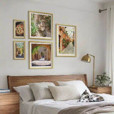 Gallery wall Charmante straatjes vol Italiaanse gerechten