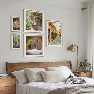 Gallery wall Charmante straatjes vol Italiaanse gerechten